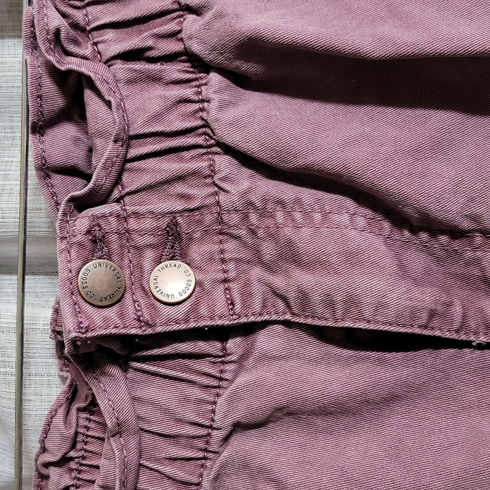 Universal Thread Super-High Rise Paperbag Tapered Jeans Size 18 - Picture 4 of 8